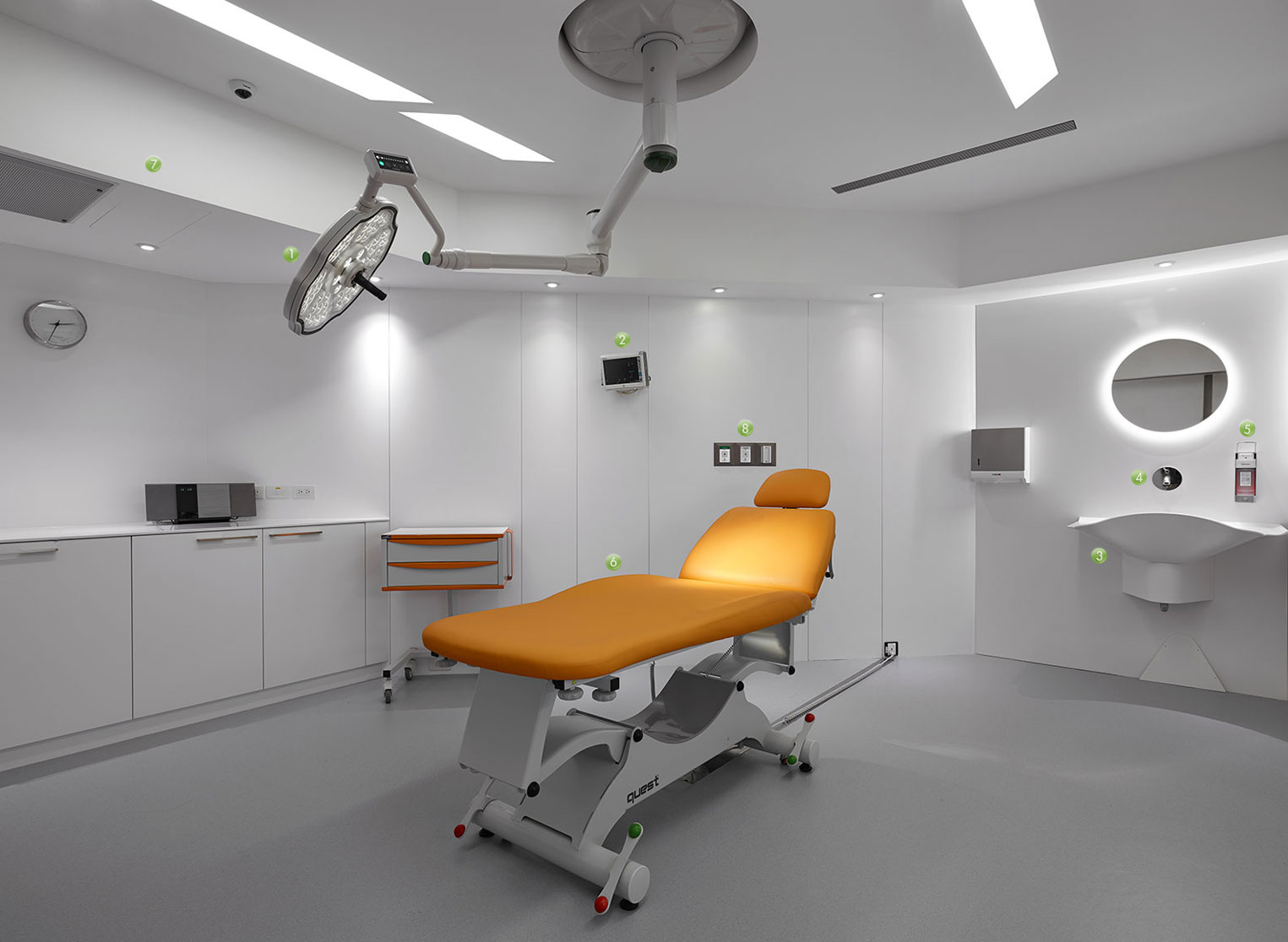 Mini-invasive operation room