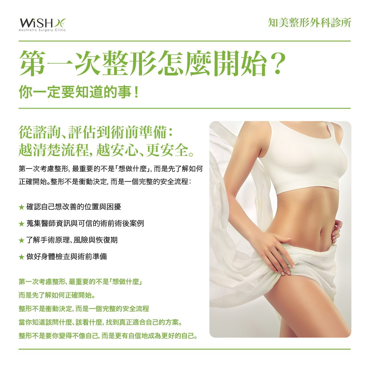 第一次整形一定要知道的事 第一次整形一定要知道的事